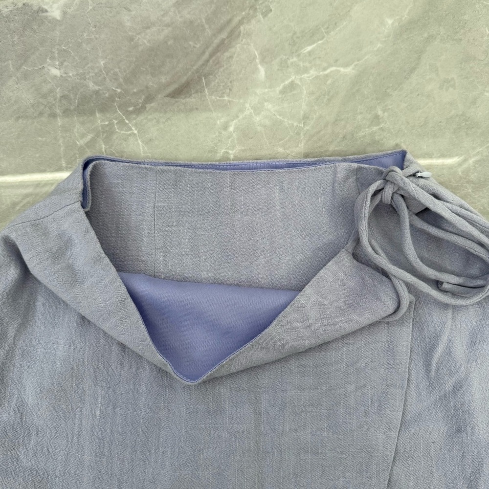Women’s Altar’d State Wrap Side Tie Mini Skirt Small - Picture 10 of 16